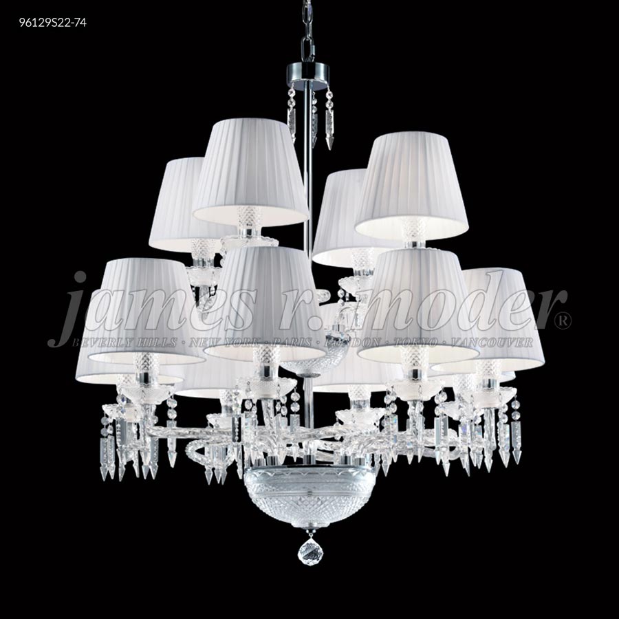 Le Chateau 12 Arm Chandelier - IMPERIAL Crystal (Clear)
