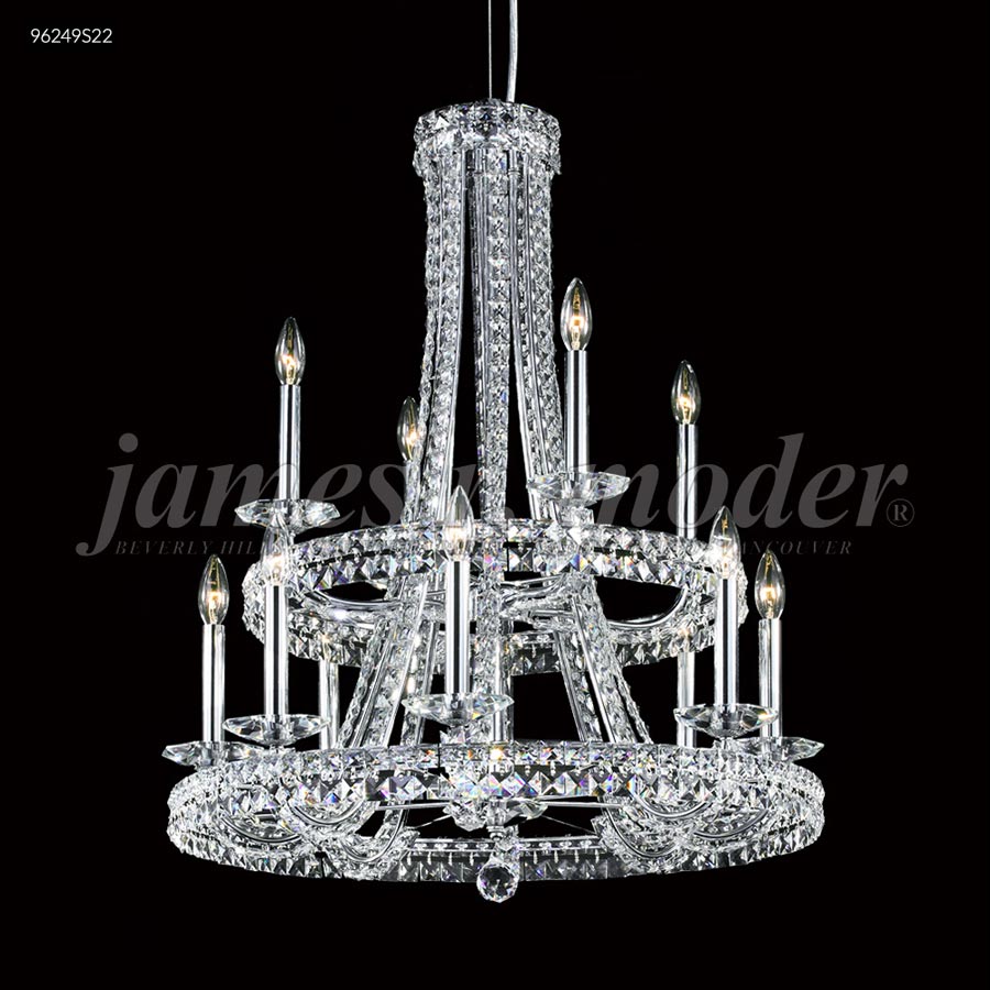 Ashton Collection 12 Arm Chandelier - IMPERIAL Crystal (Clear)