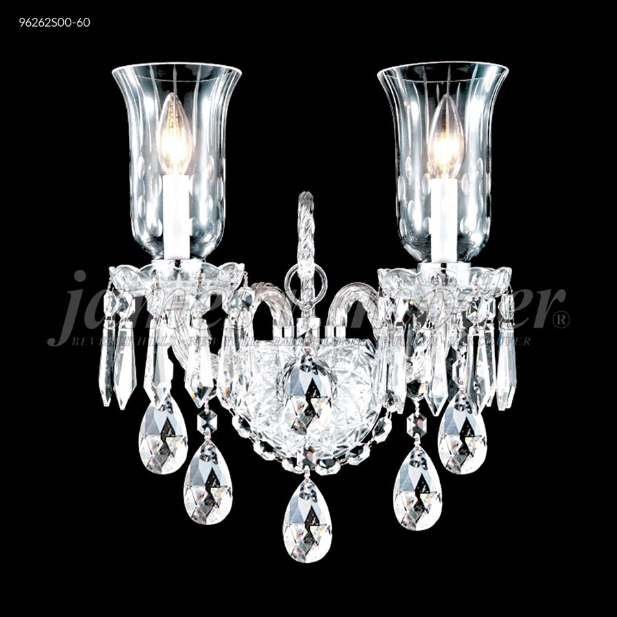 Venetian Collection 2 Arm Wall Sconce - Swarovski crystals (Clear)