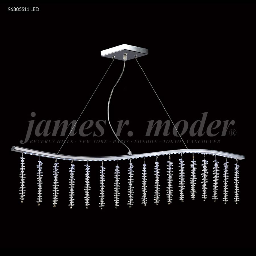 Fashionable Broadway Bar - SPECTRA CRYSTAL by Swarovski -Clear