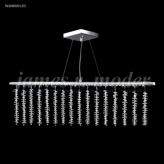 Fashionable Broadway Bar - Swarovski crystals (Clear)