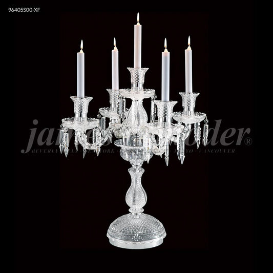 5 Arm Table Lamp - Swarovski crystals Trad'l Trim