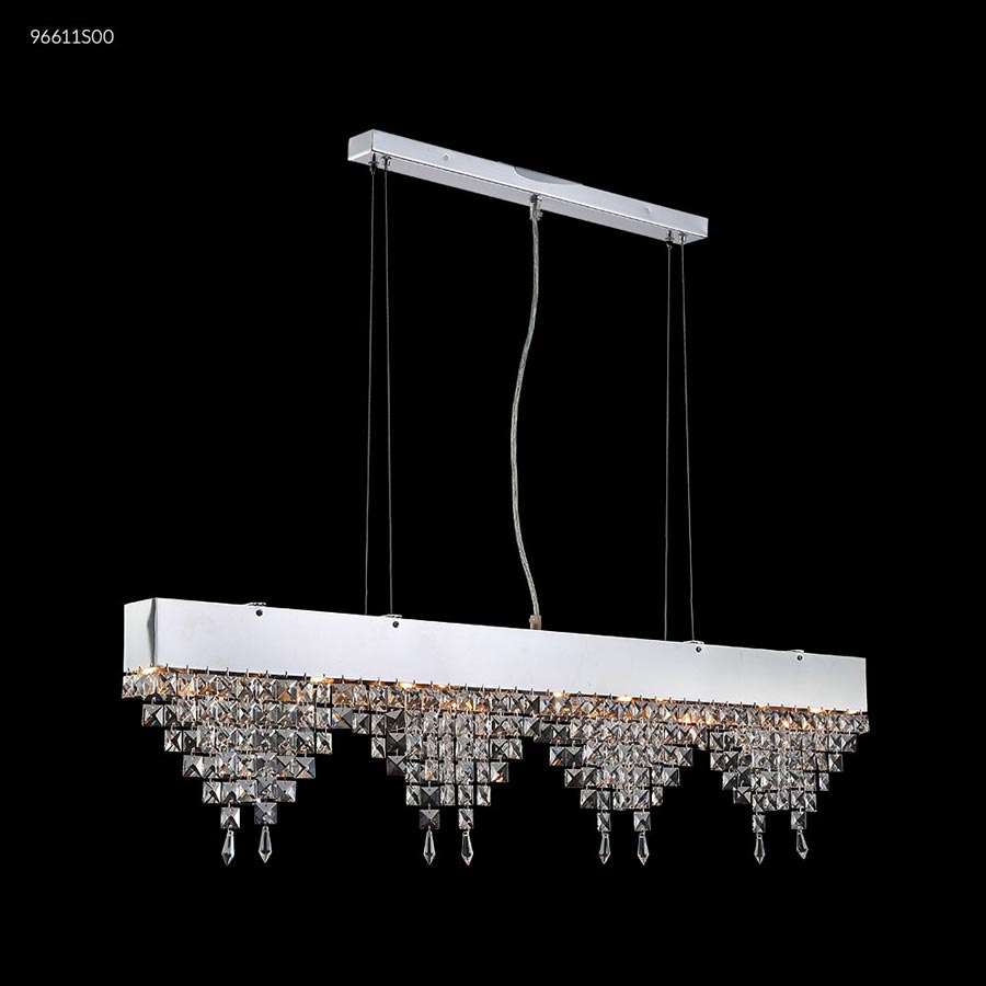 Fashionable Bar Light Crystal Chandelier - Swarovski crystals (Clear)