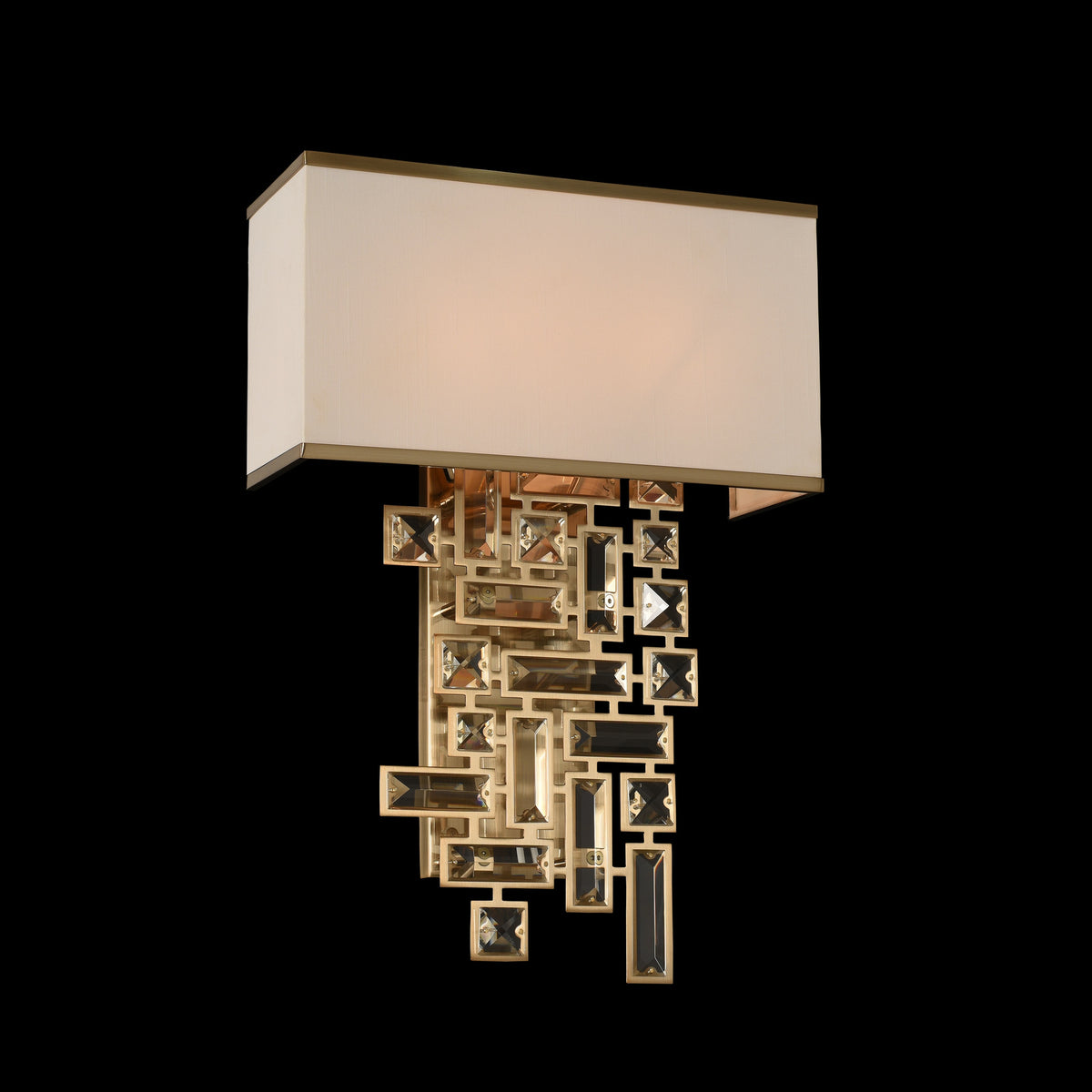 Vermeer 2 Light Wall Bracket in brushed champagne finish