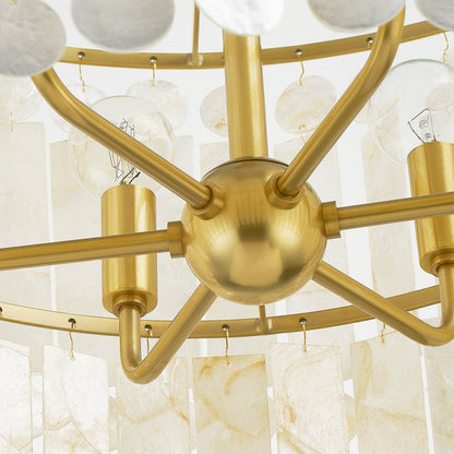 CAPIZ SHELL PENDANT