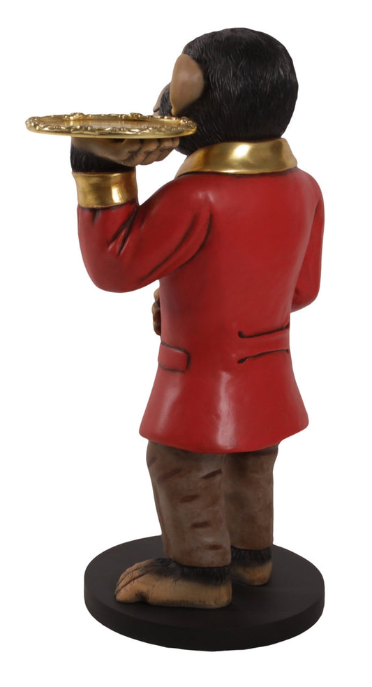 Chimp Waiter 37.5" Tall