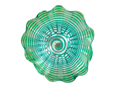 Waterfront 20"D Hand Blown Art Glass Wall Decor