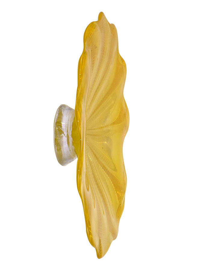 Tawney Gold 16"D Hand Blown Art Glass Wall Decor
