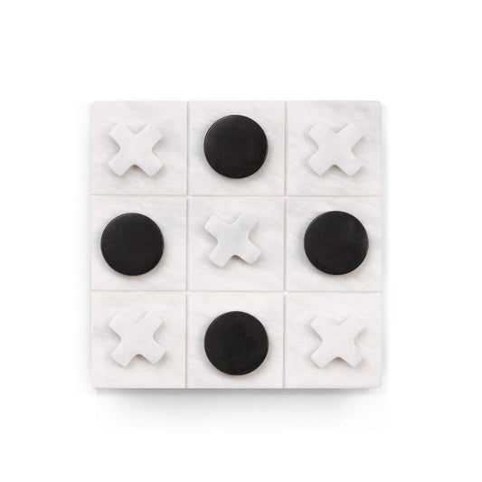 MARBLE TIC TAC TOE SET
