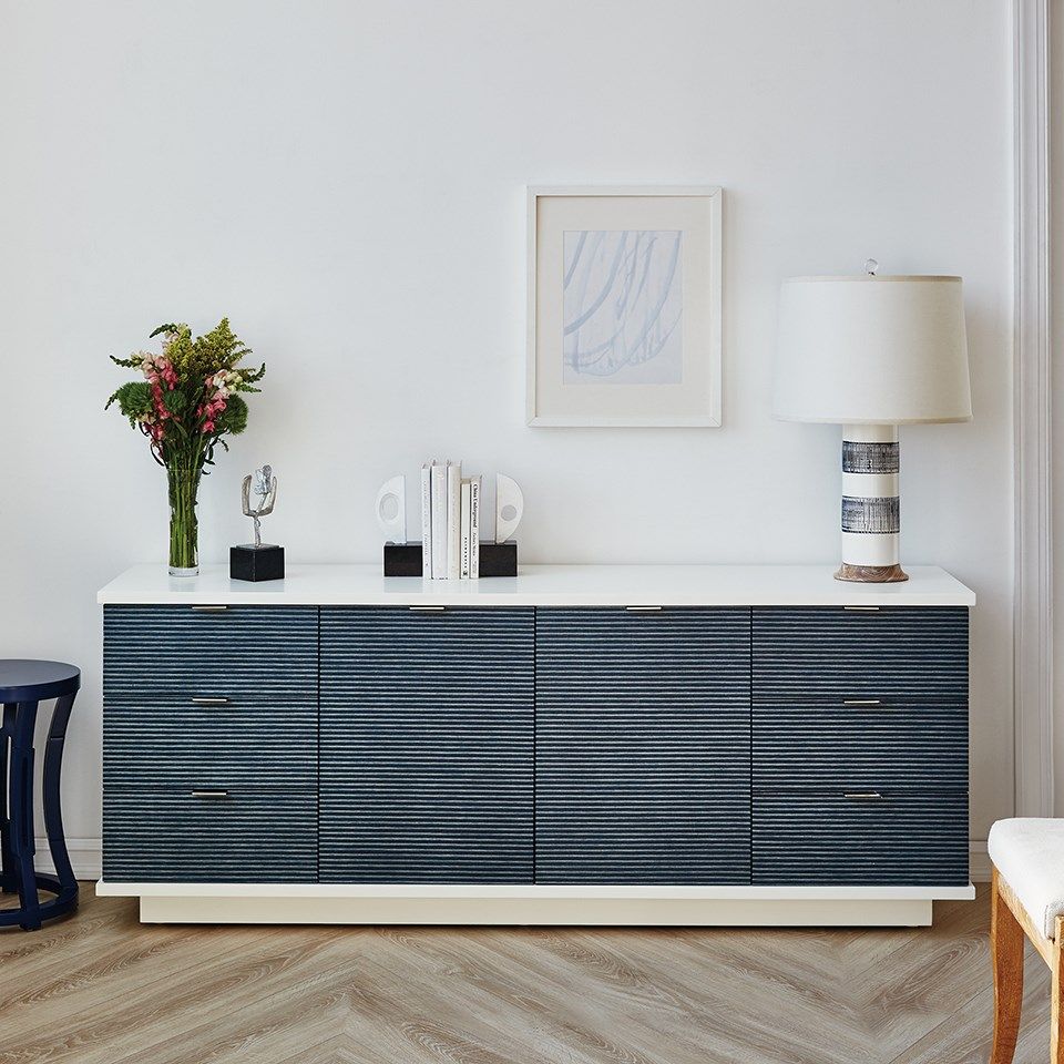 COSMOPOLITAN 6-DRAW & TWO DOOR CABINET