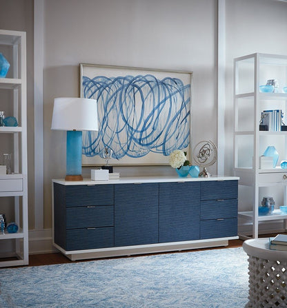 COSMOPOLITAN 6-DRAW & TWO DOOR CABINET