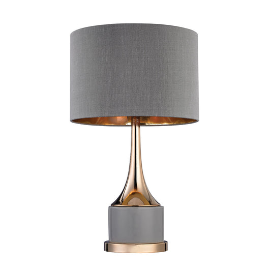 18" Gold Cone Neck Lamp