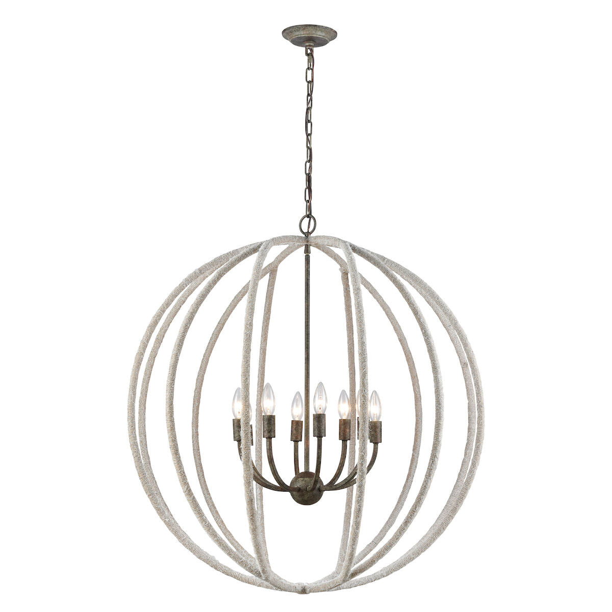 Lasso 32"  8LT Chandelier