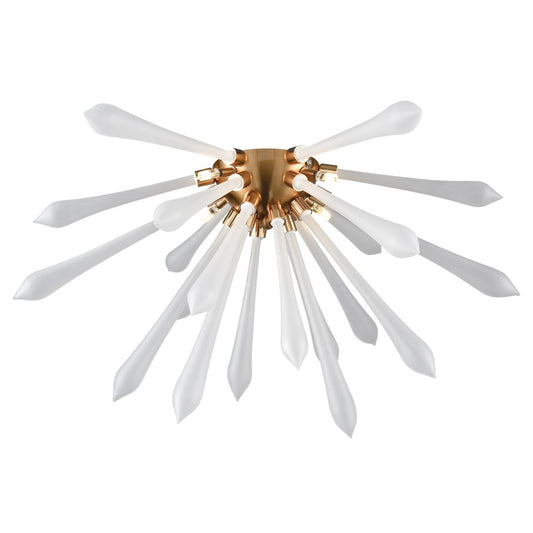 Spiritus 24" 4LT. Flush Mount - Frosted