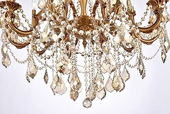 ROSALIA 10 LT CHANDELIER FRENCH GOLD