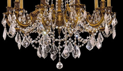 ROSALIA 10 LT CHANDELIER FRENCH GOLD