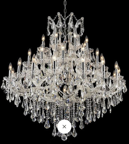 44" MARIA THERESA 37 LIGHT CHANDELIER