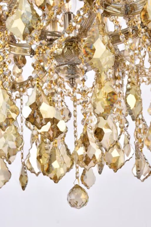 30" Maria Theresa 19LT WITH GOLDEN TEAK CRYSTAL