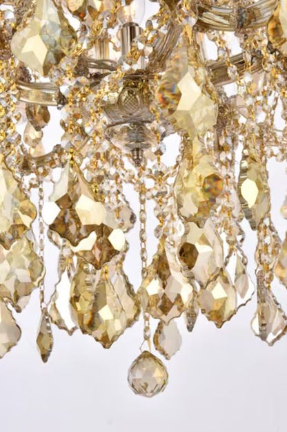 30" Maria Theresa 19LT WITH GOLDEN TEAK CRYSTAL