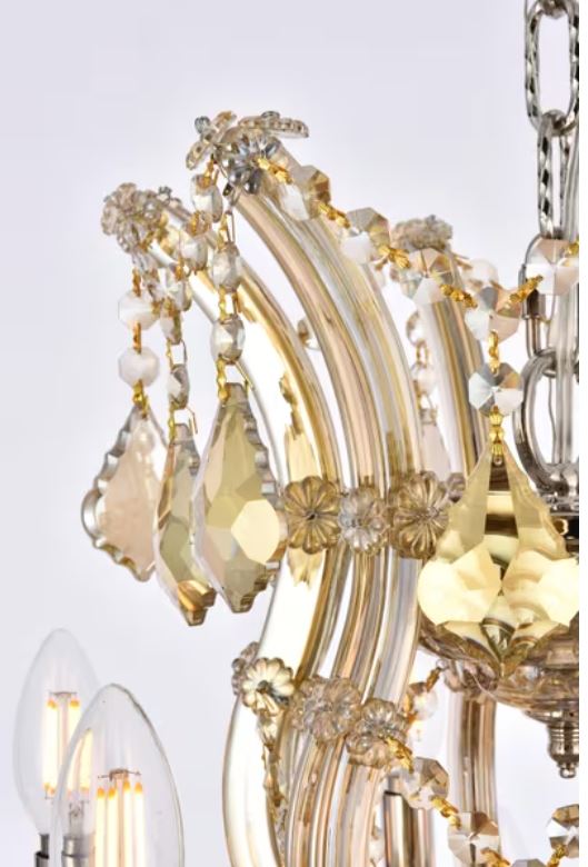 30" Maria Theresa 19LT WITH GOLDEN TEAK CRYSTAL