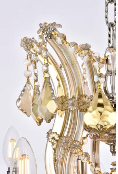 30" Maria Theresa 19LT WITH GOLDEN TEAK CRYSTAL