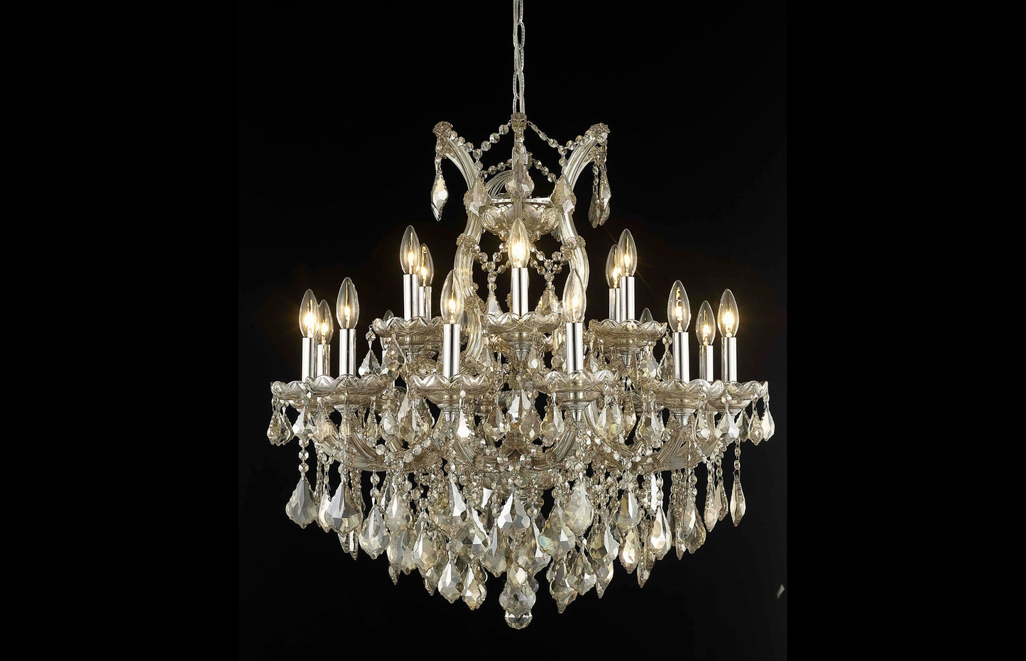 30" Maria Theresa 19LT WITH GOLDEN TEAK CRYSTAL