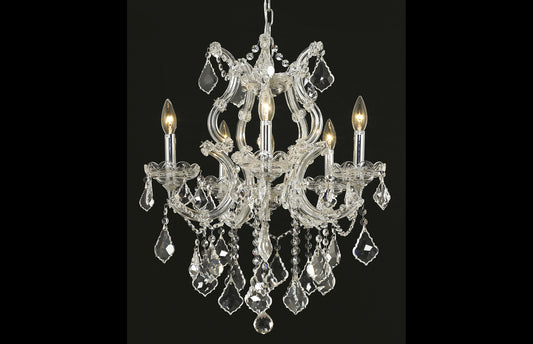 20" Maria Theresa Clear Crystal Chrome Finish