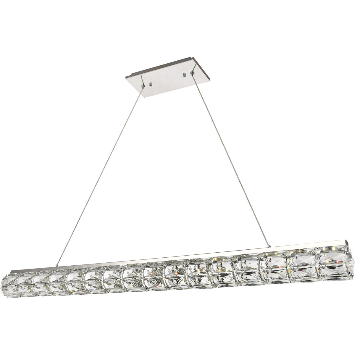 Linear Crystal LED Chandelier  