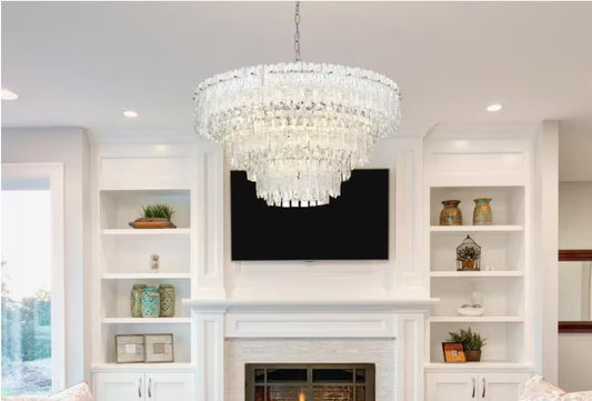 EMILLIA CRYSTAL TIERED PENDANT