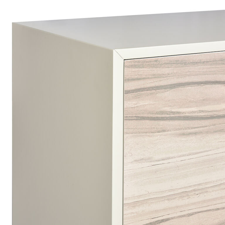 Credenza is a four-door cabinet 