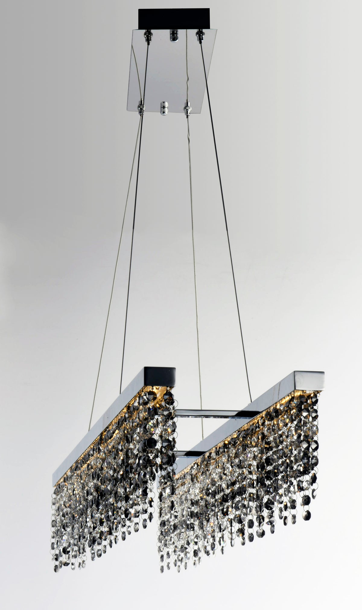 MIDNIGHT SHOWER 42"LED Linear chandelier