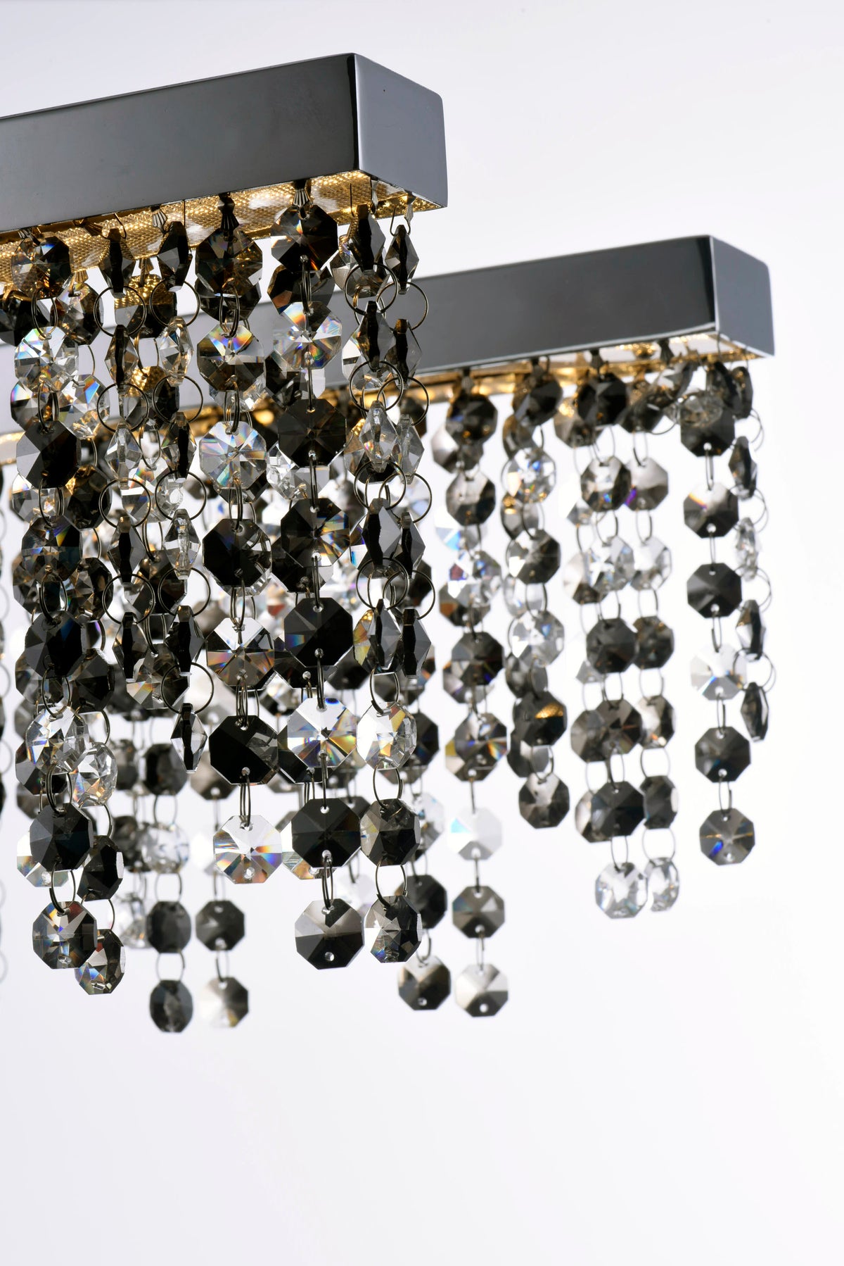 MIDNIGHT SHOWER 42"LED Linear chandelier
