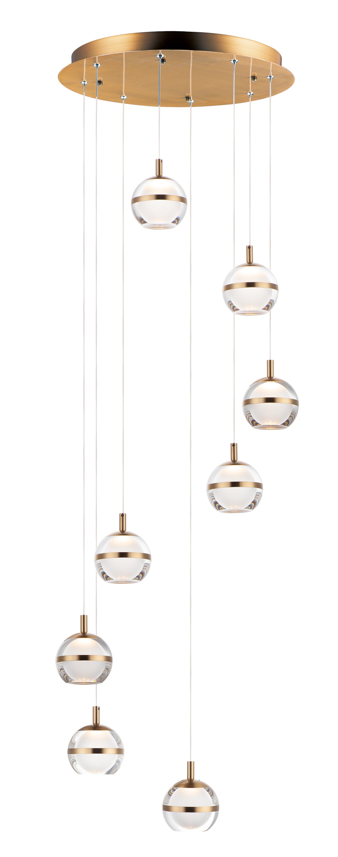 Swank 8 Light Pendent