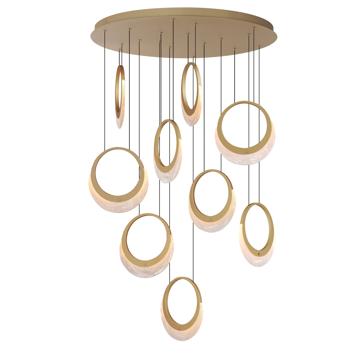 9-Light LED Pendant