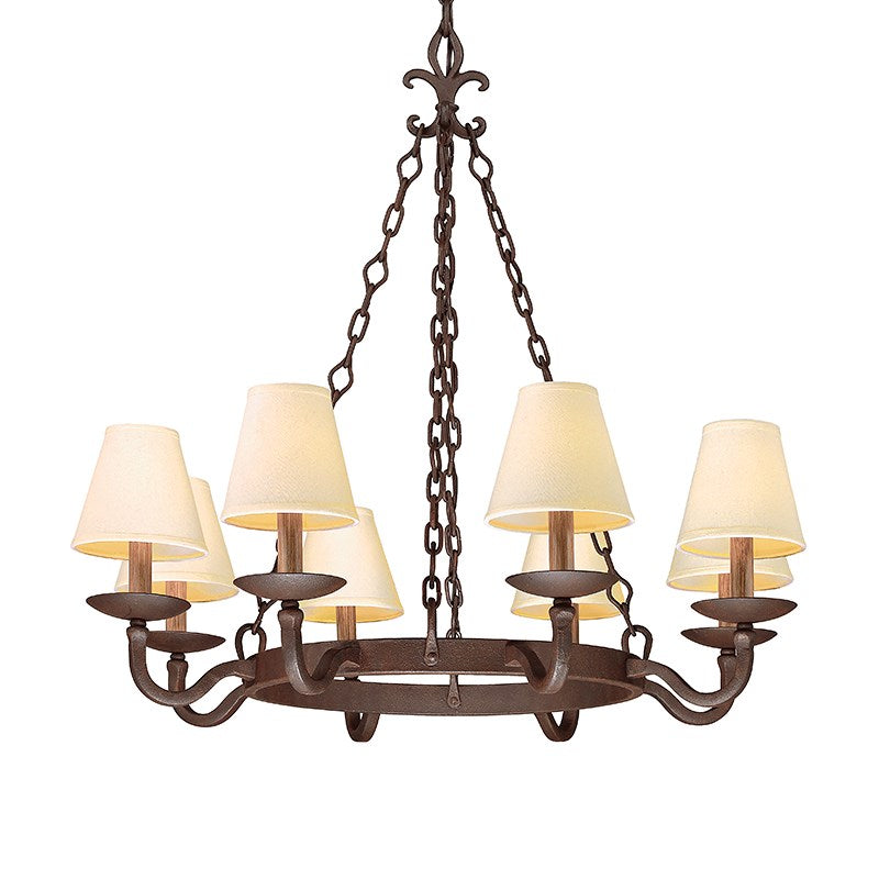 LYON 33" IRON CHANDELIER