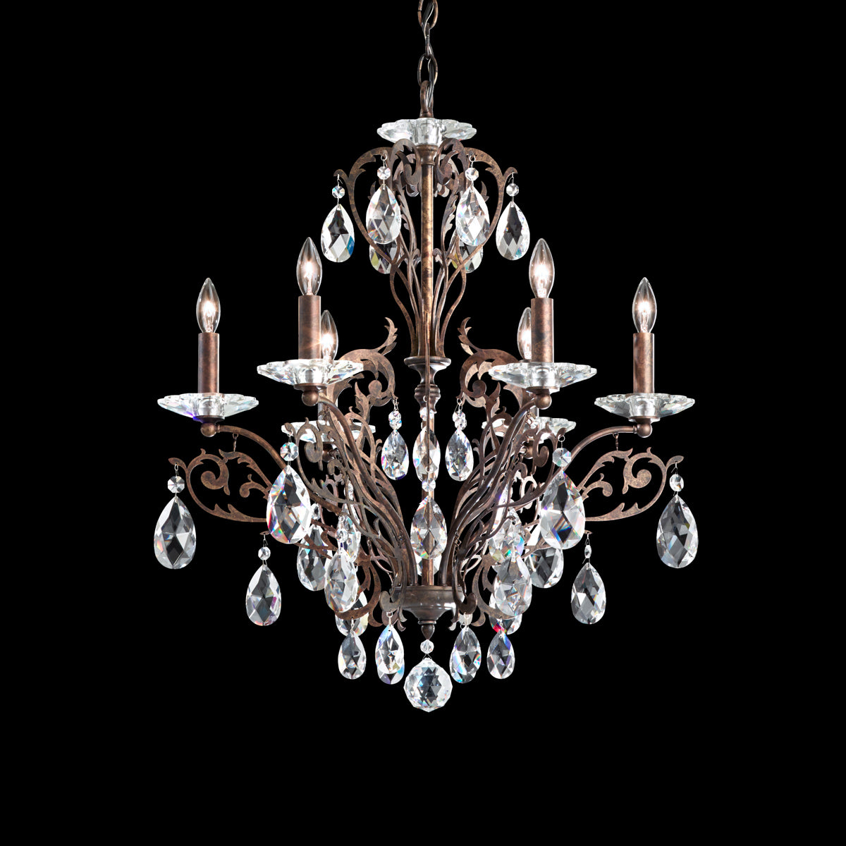 22.5" Filigrae 6 Light Chandelier