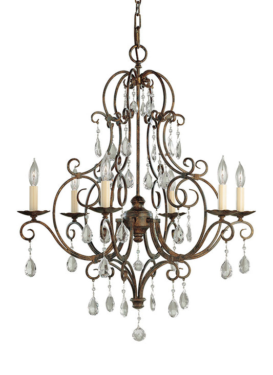 Chateau 6 Light Chandelier