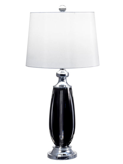 Blackline 29"H 24% Lead Hand Cut Crystal Table Lamp