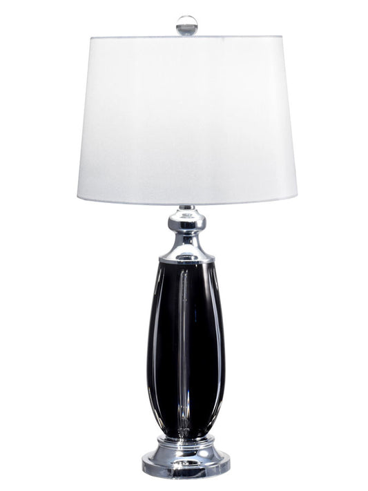 Blackline 29"H 24% Lead Hand Cut Crystal Table Lamp