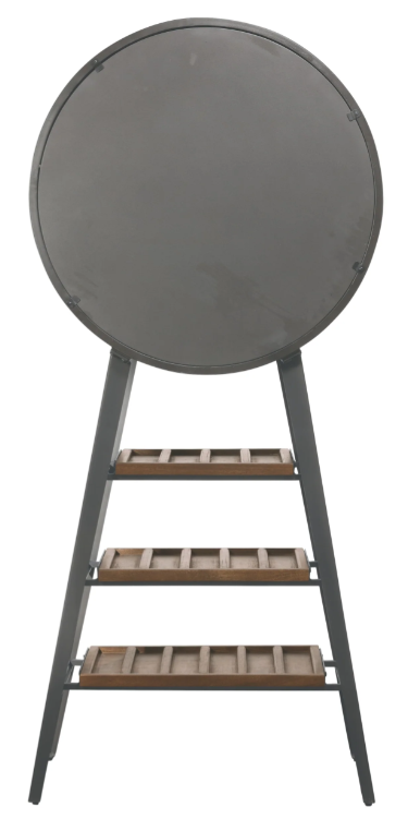  Round Metal Bar Cabinet 