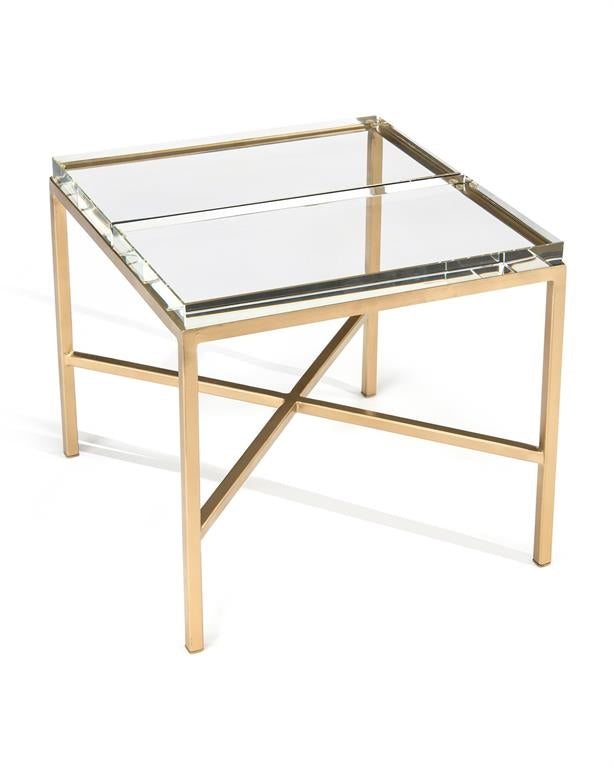 Double-Glass Block Bunching Table