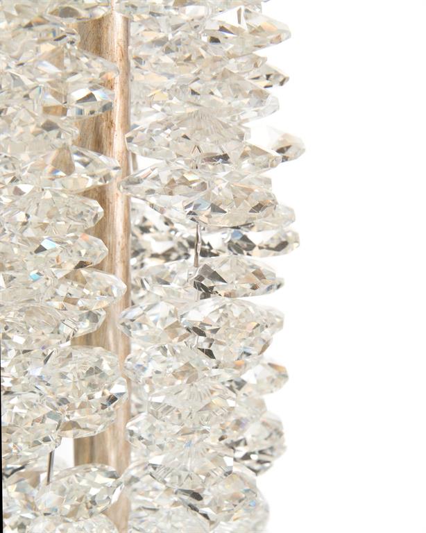 Cascading Crystal Waterfall Floor Lamp