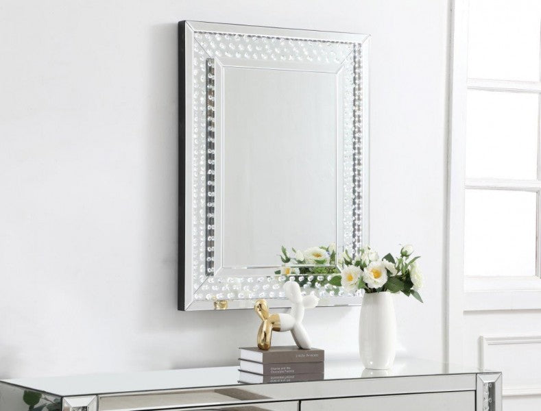 LED Crystal Mirror 36"H x 28"W