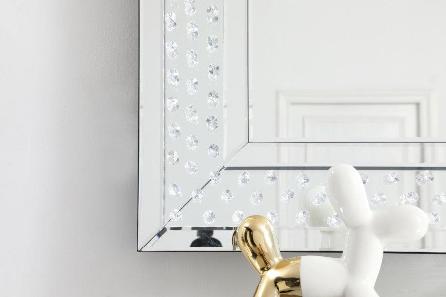 LED Crystal Mirror 36"H x 28"W
