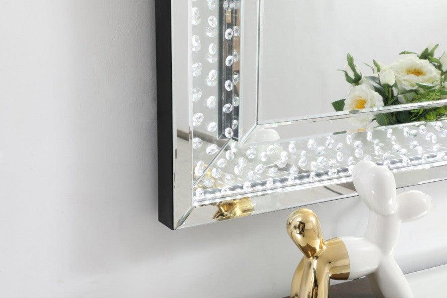 LED Crystal Mirror 36"H x 28"W