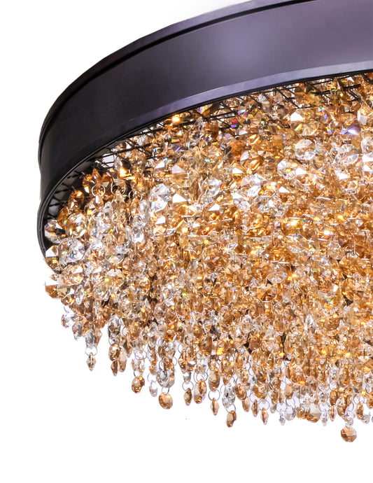 Sea of Crystal 24" LED Pendant