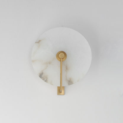 LED Spanish Alabaster Wall Sconce