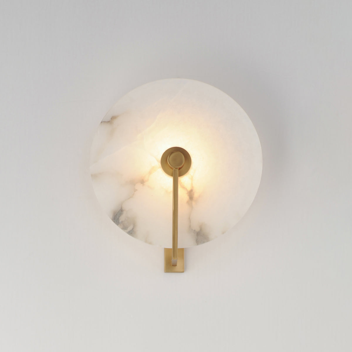LED Spanish Alabaster Wall Sconce