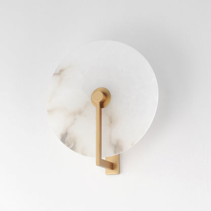 LED Spanish Alabaster Wall Sconce