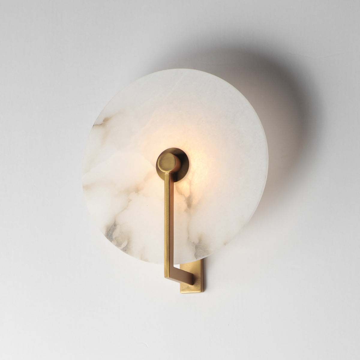 LED Spanish Alabaster Wall Sconce